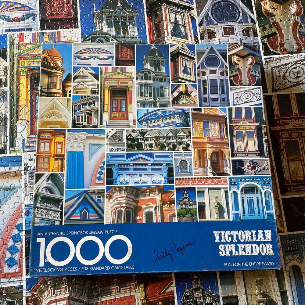 Vintage Springbok 1000 piece Puzzle Victorian Splendor